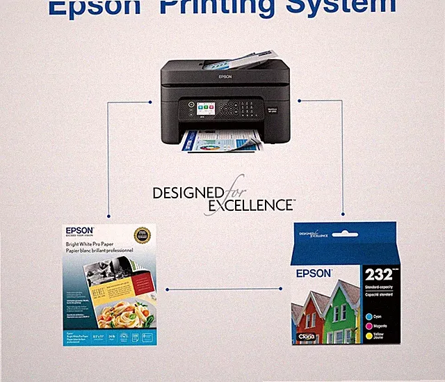 232 Claria Ink Standard Capacity Color Combo Pack (T232520-S) Works with Work...