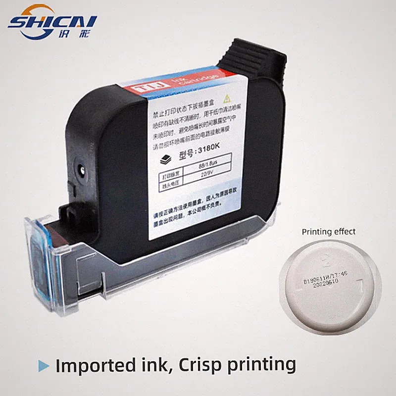 3 pieces Handheld Inkjet Printer Ink Cartridges Dry Quickly and Print Clearly