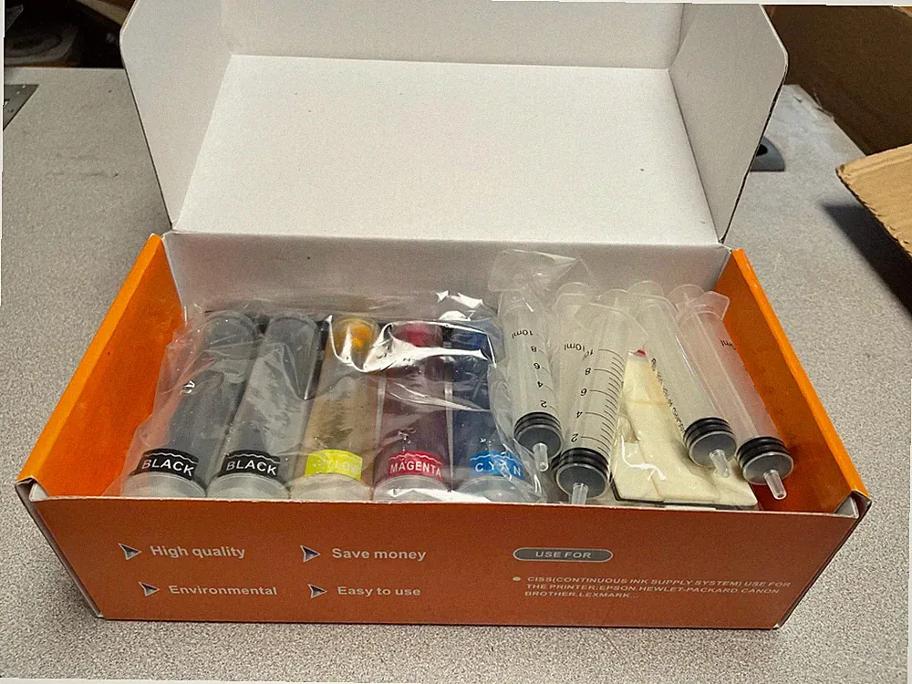 Continuous Ink Supply System IP4200 with ink Bulk 12 pack
