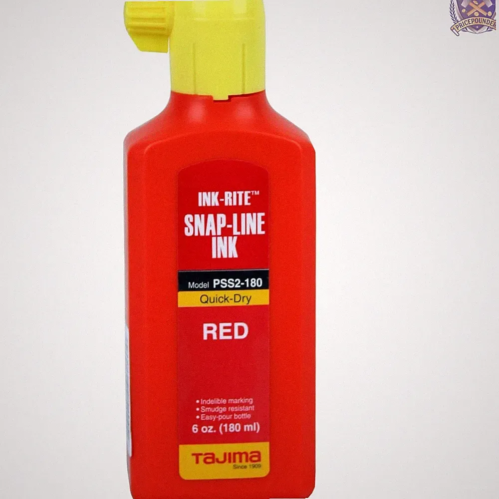 Ink-Rite Quick Dry Red Ink 6oz Permanent Marking Line for Industrial Use