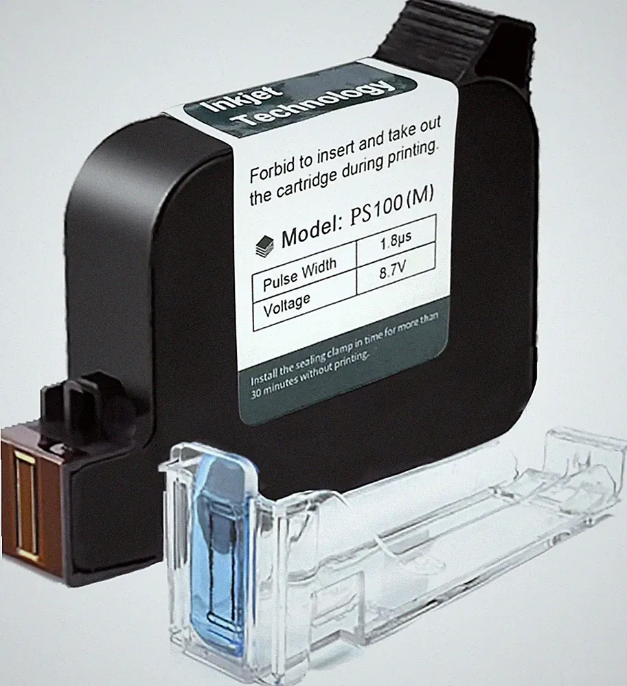 Phezer Original Quick Dry Solvent Ink Cartridge Replacement PS100 Ink 42ml
