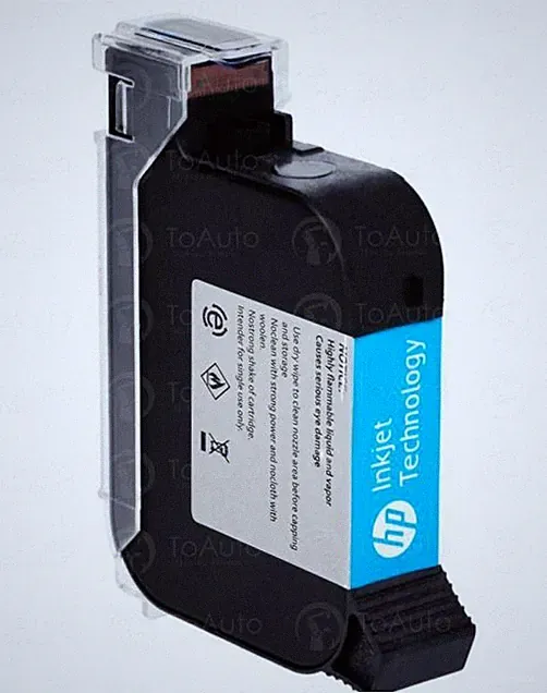 Quick Dry Ink Cartridge for Handheld Inkjet Printer 12.7mm Black Red Blue White