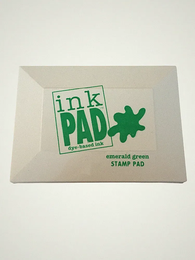 Rubber Stampede Ink Pad Emerald Green Stamp Pad Dye Based Stamping Paper Craft