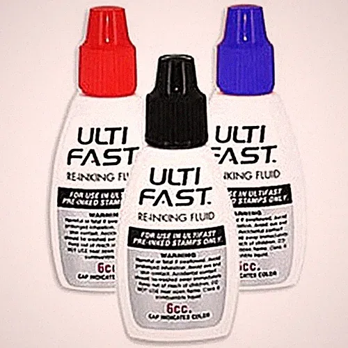 Ultifast Refill Ink - Quick Drying Multi-Surface Ink - Premium Ink - 6cc Bottle